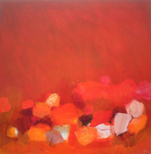 Ines Szamrey red painting